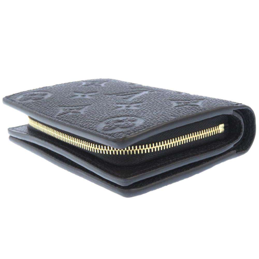LOUIS VUITTON Portefeuille Clare NoirM80151 Monogram Empreinte Leather