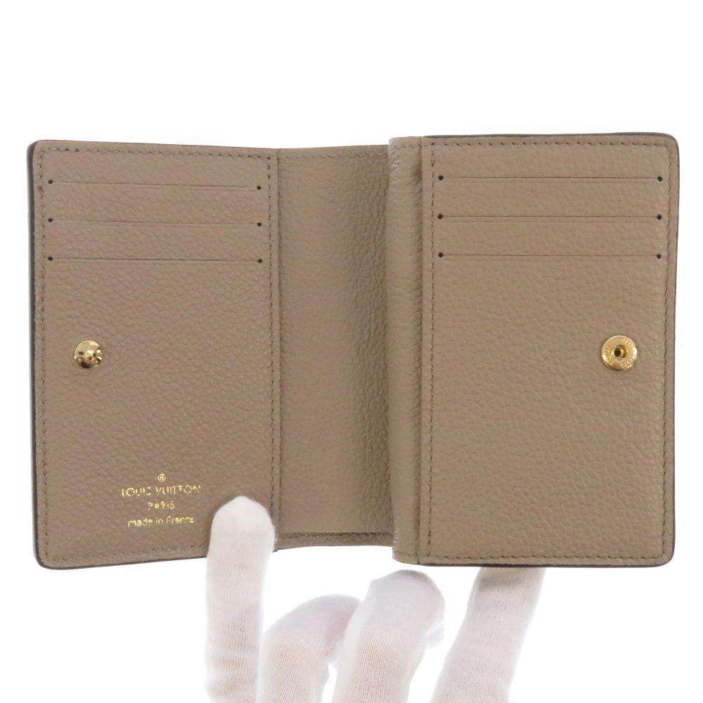 LOUIS VUITTON Portefeuille Clare TourterelleM80152 Monogram Empreinte Leather
