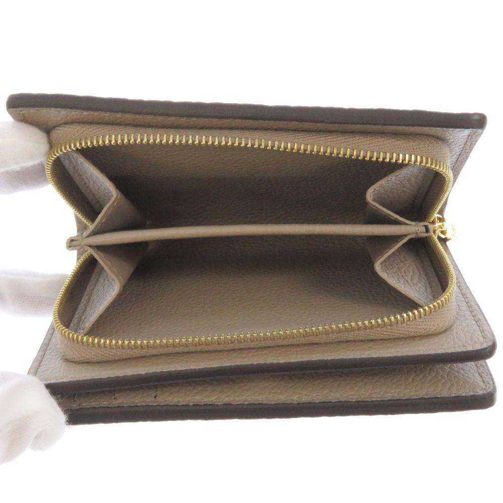 LOUIS VUITTON Portefeuille Clare TourterelleM80152 Monogram Empreinte Leather