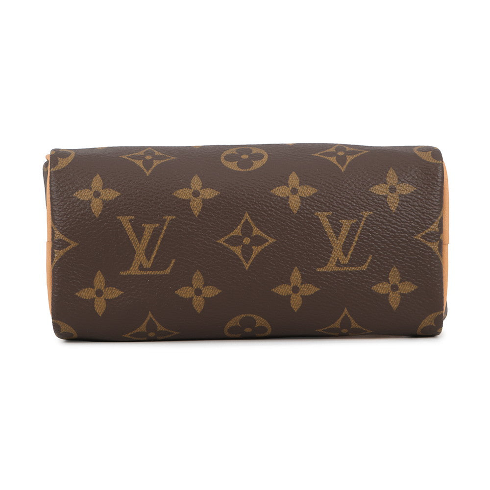 LOUIS VUITTON Nano Speedy BrownM81085 Monogram Size Nano