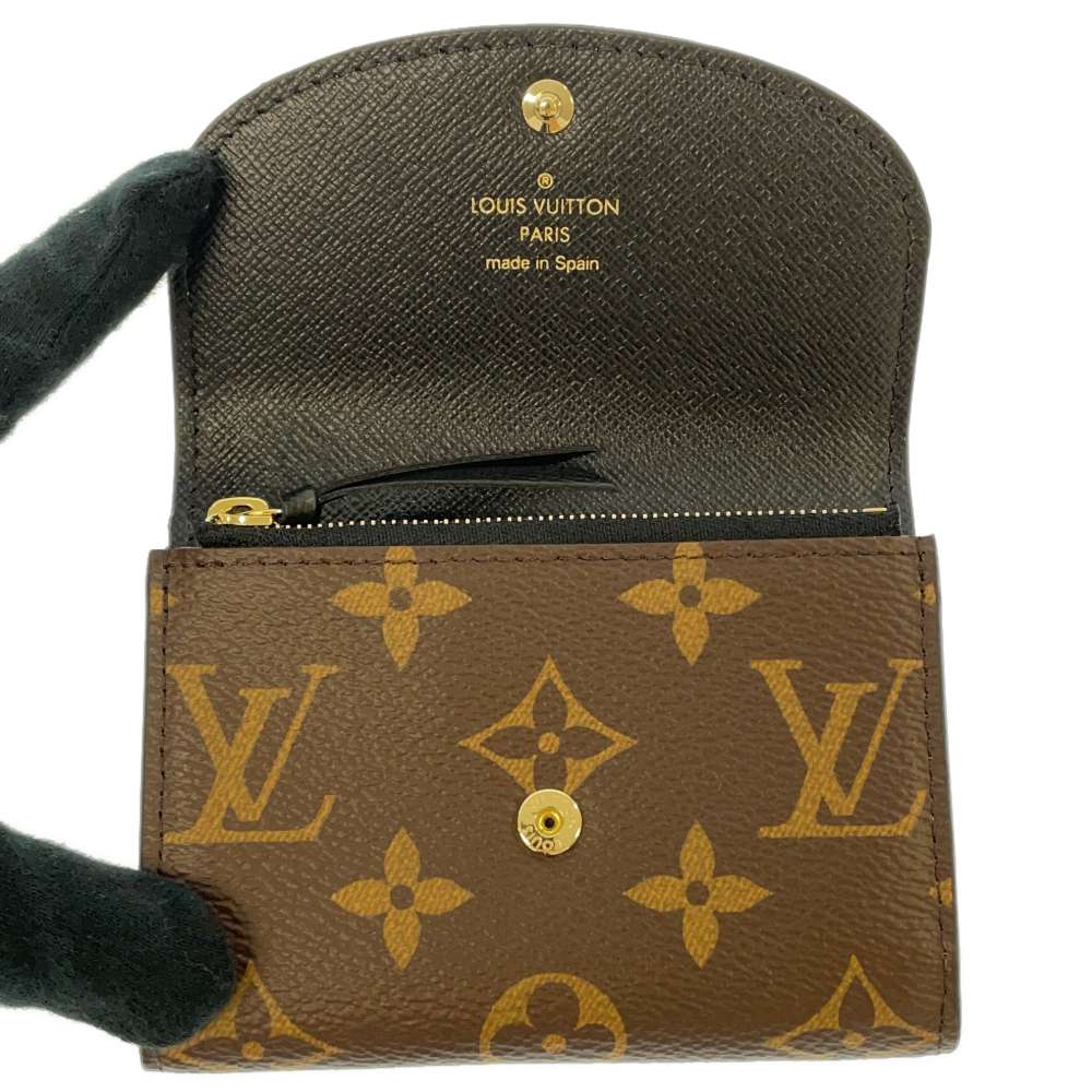 LOUIS VUITTON Rosalie Coin Purse NoirM82333 Monogram/Monogram Reverse Canvas