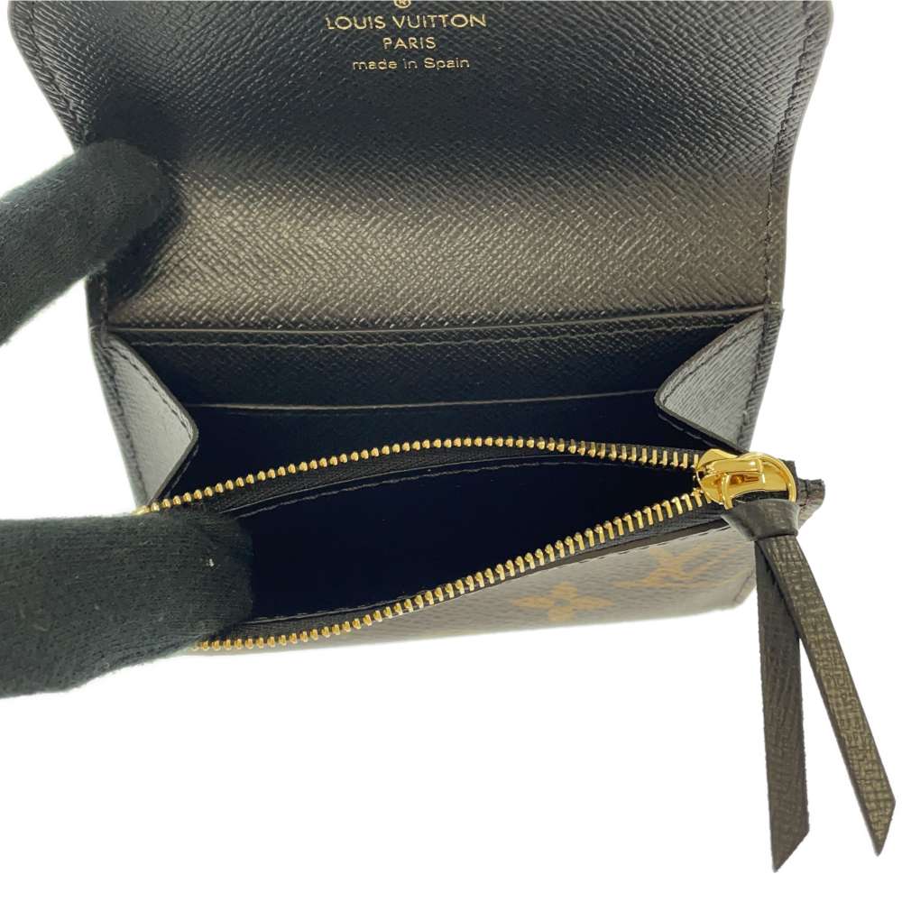 LOUIS VUITTON Rosalie Coin Purse NoirM82333 Monogram/Monogram Reverse Canvas