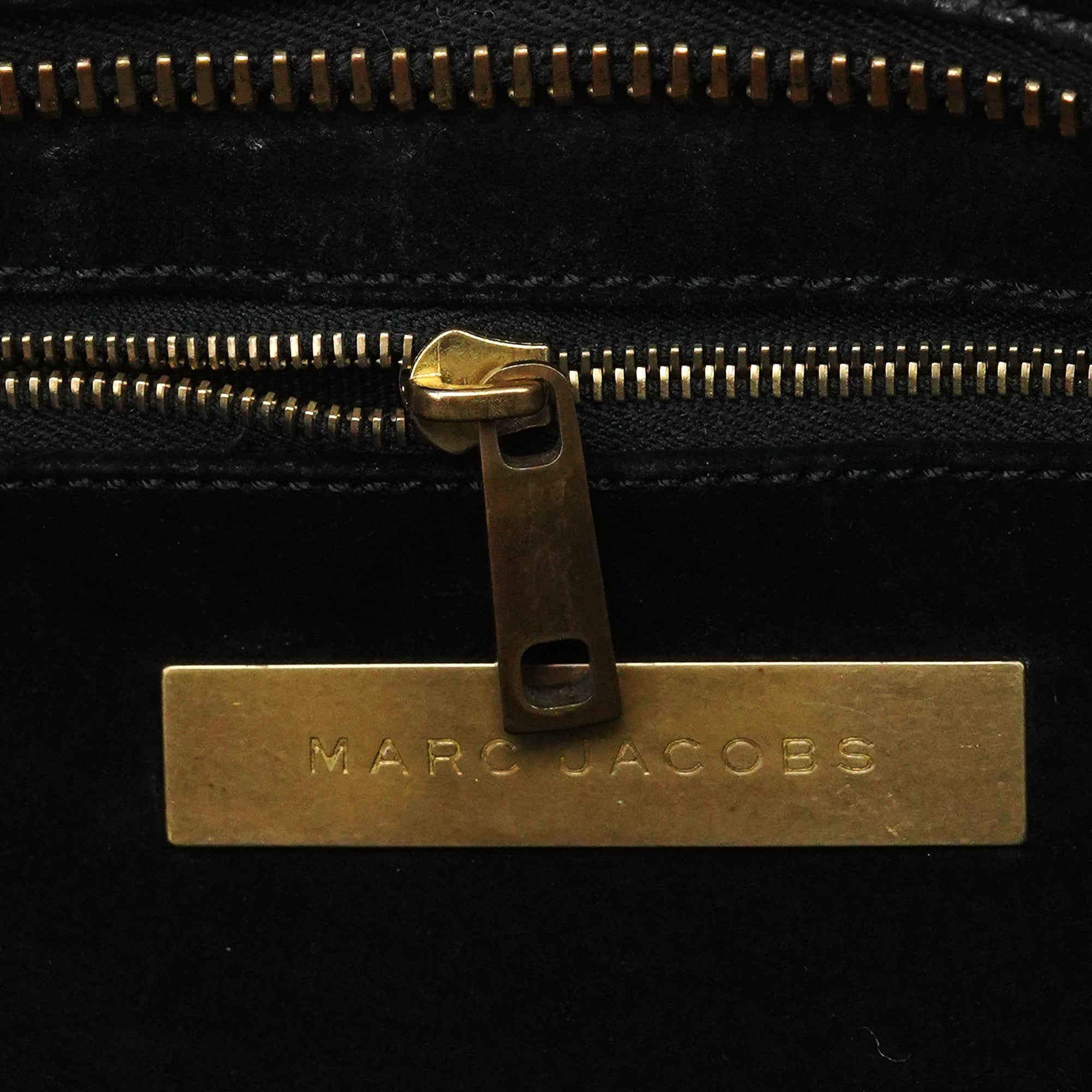 Black Leather Belt Tote Bag