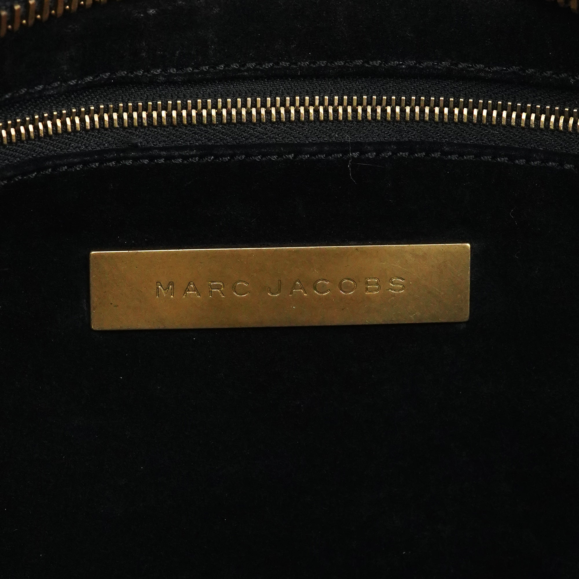 Black Leather Belt Tote Bag