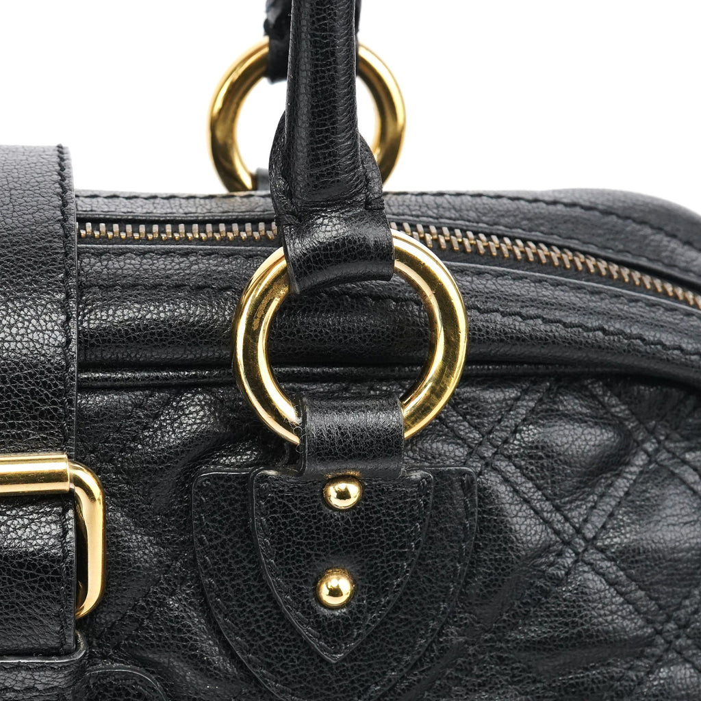 Black Leather Blake 2-Way Bag