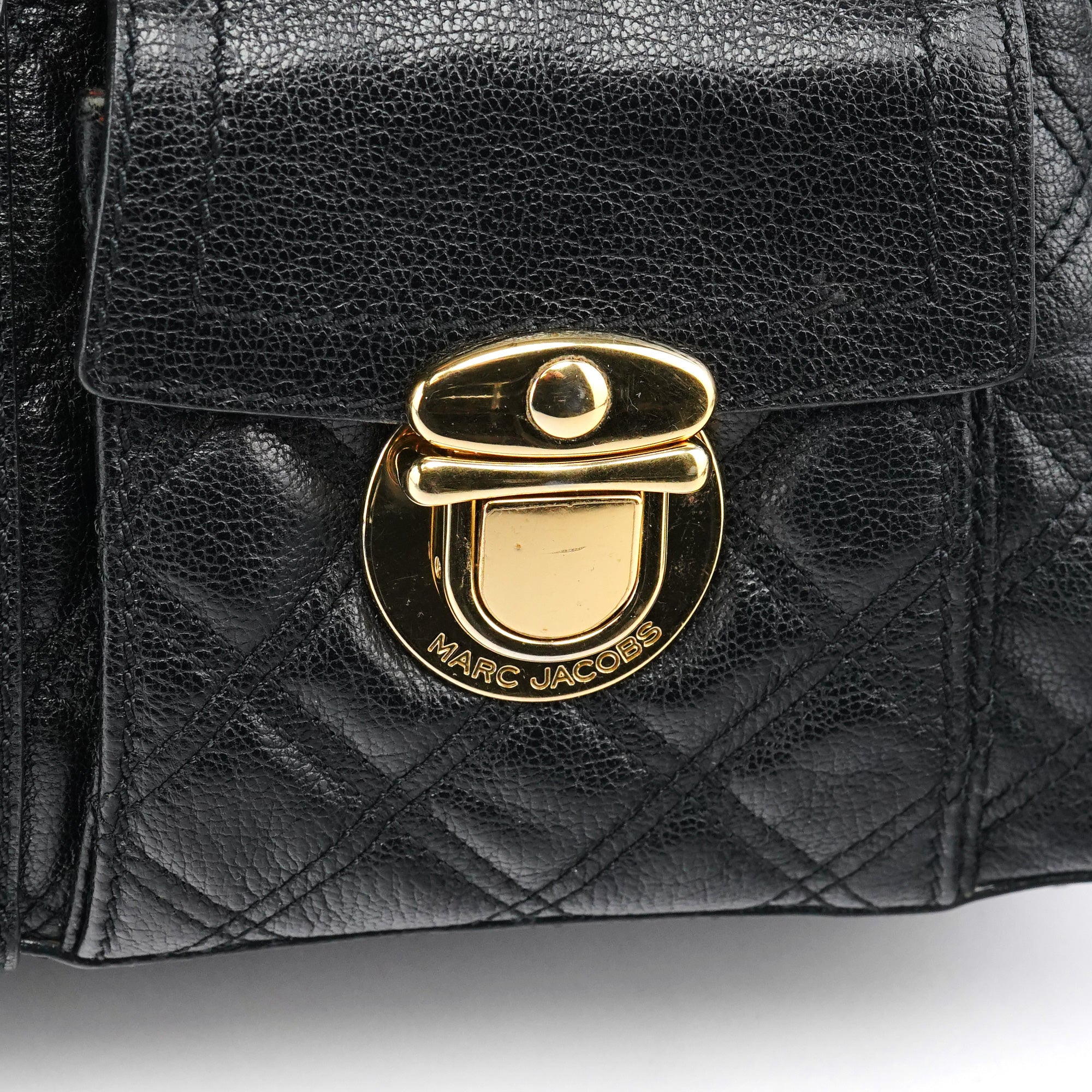 Black Leather Blake 2-Way Bag
