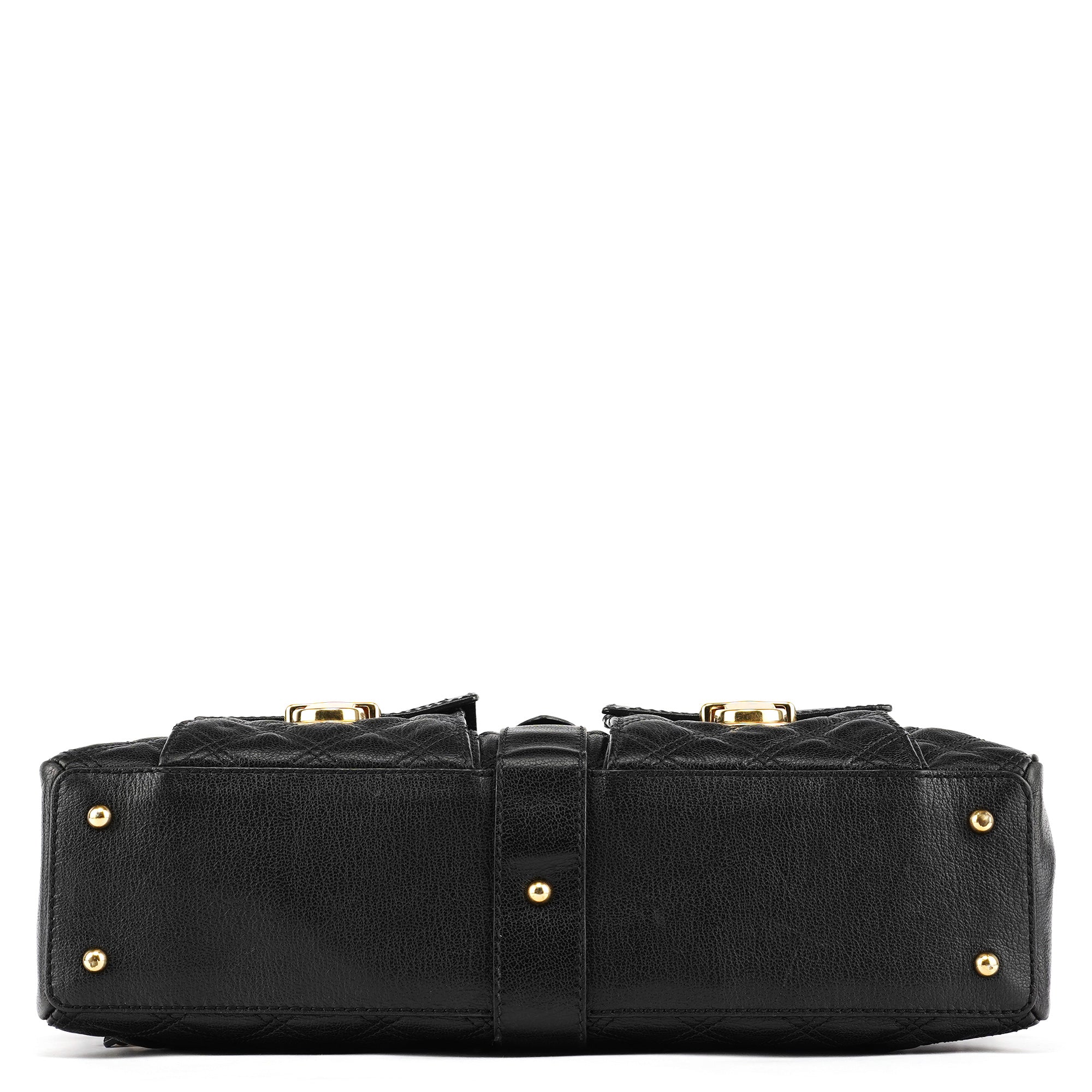 Black Leather Blake 2-Way Bag
