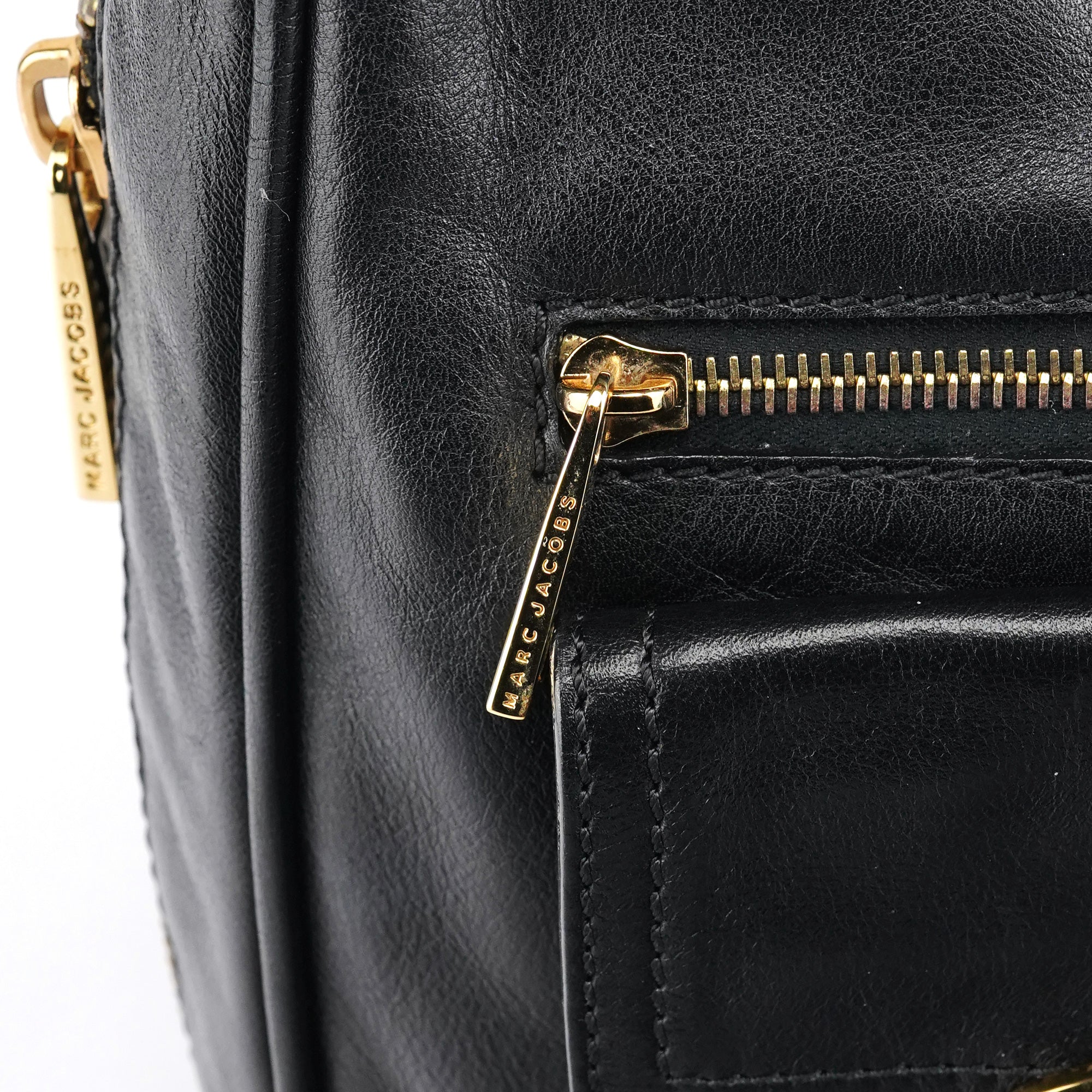 Black Leather Lisa Hobo Shoulder Bag