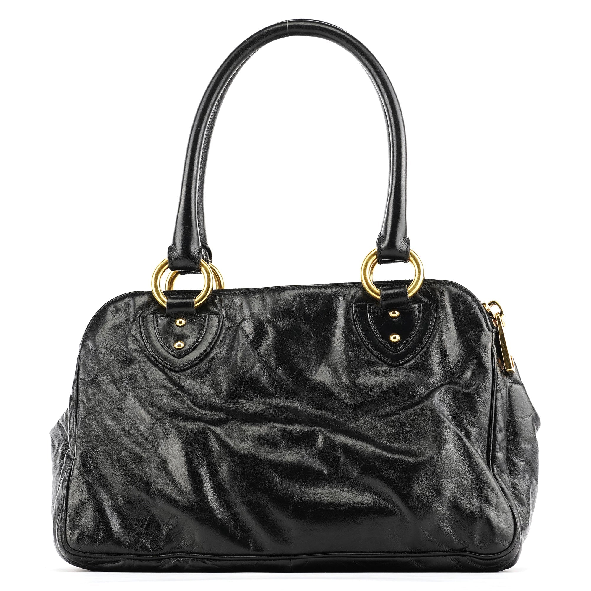 Black Leather Blake Tote Bag