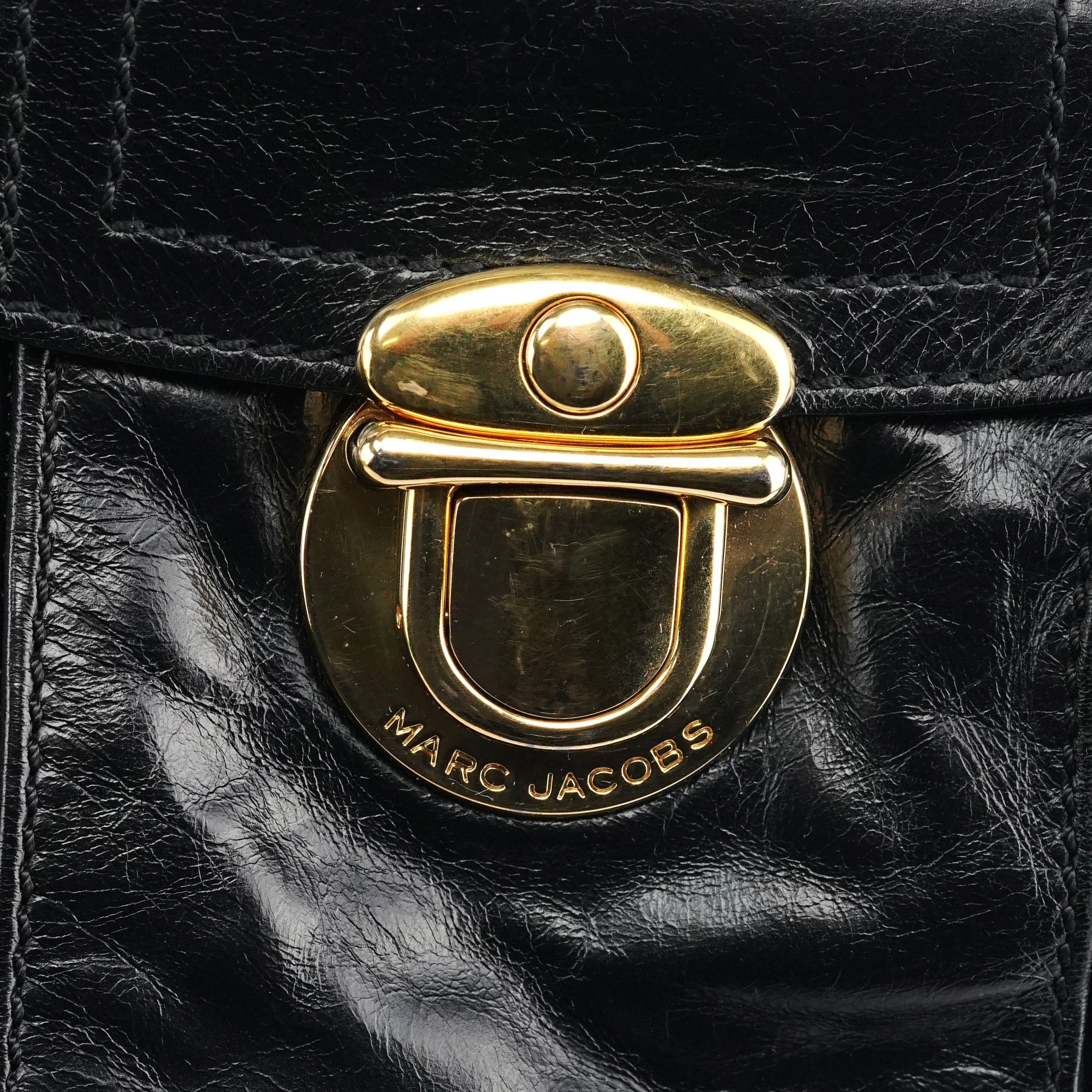 Black Leather Blake Tote Bag