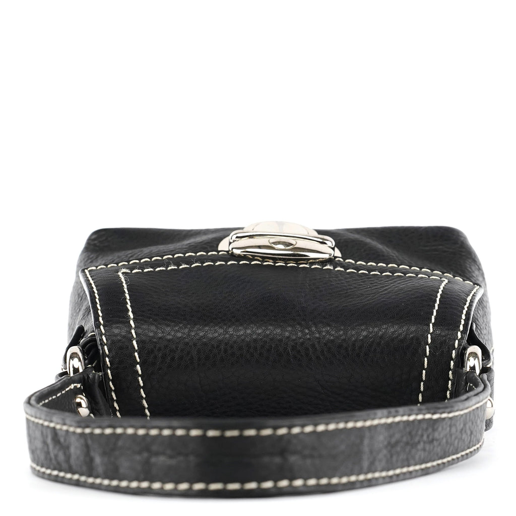 Black Leather Mini Bag