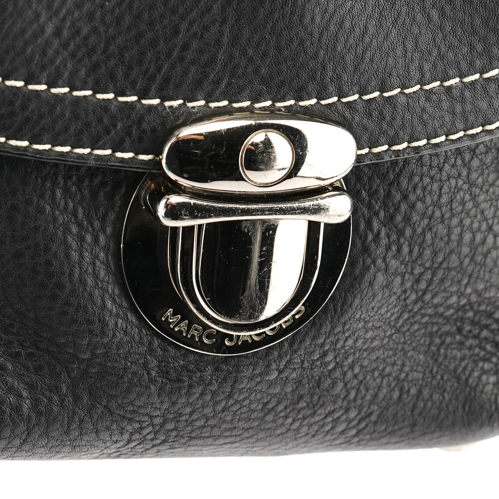 Black Leather Mini Bag