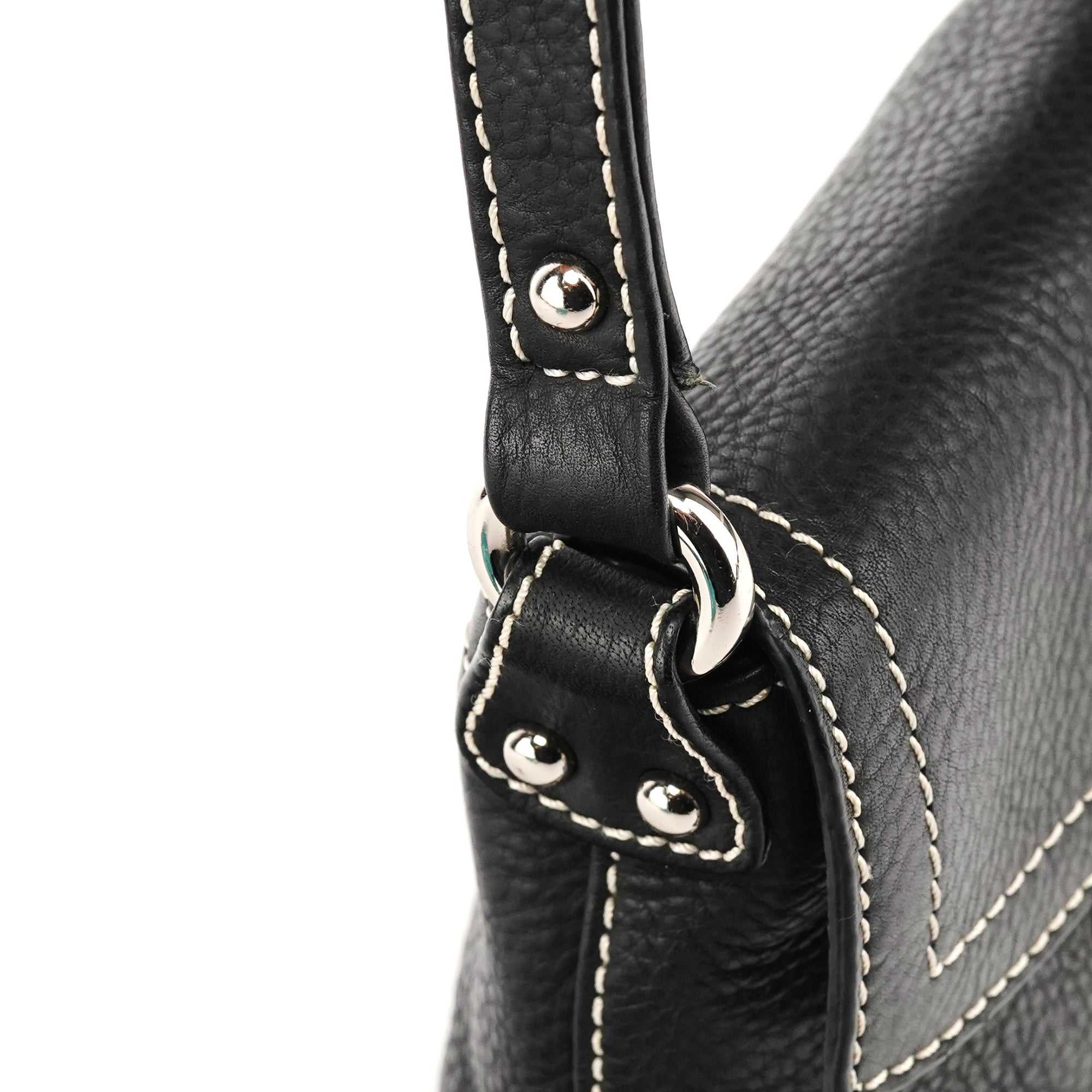 Black Leather Mini Bag