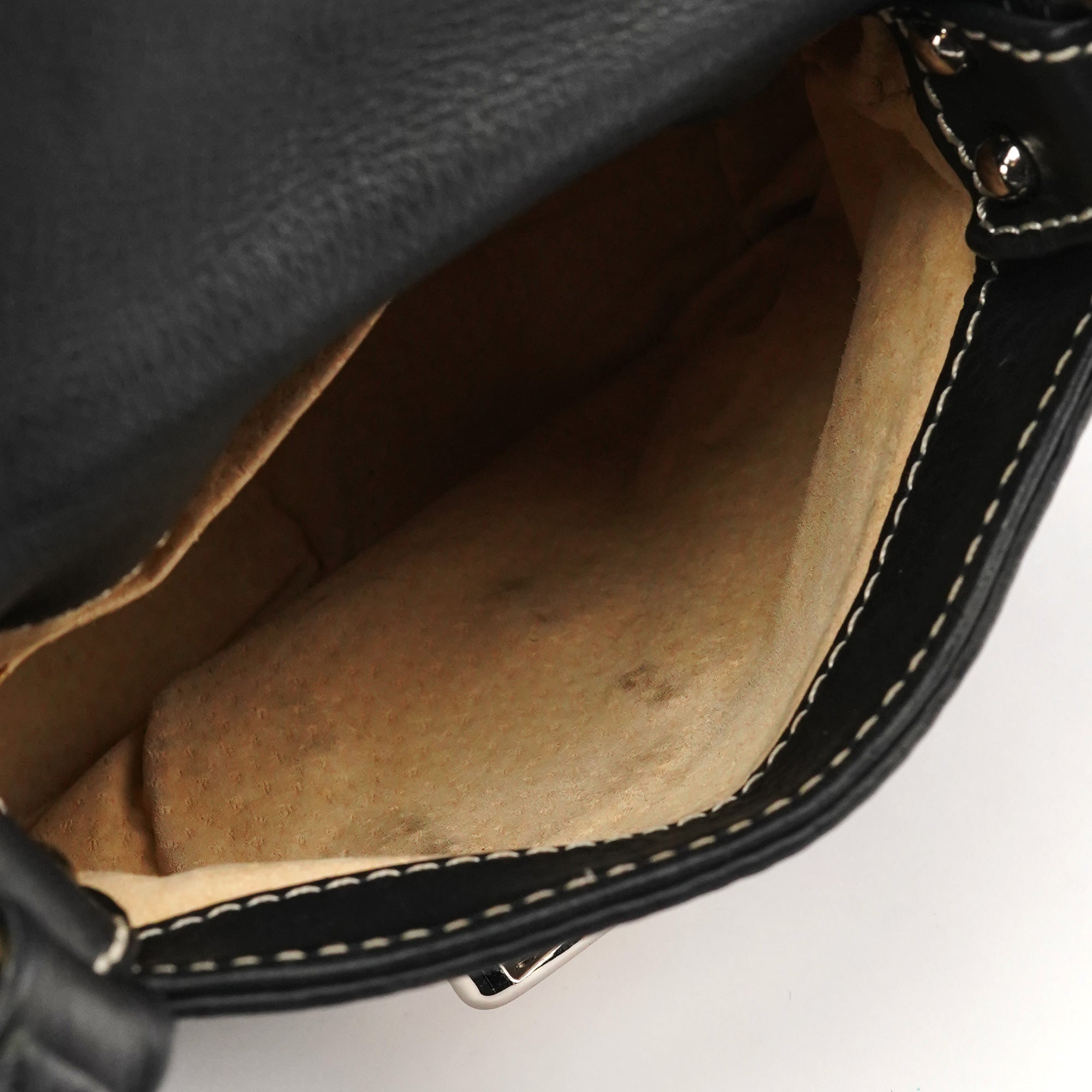 Black Leather Mini Bag