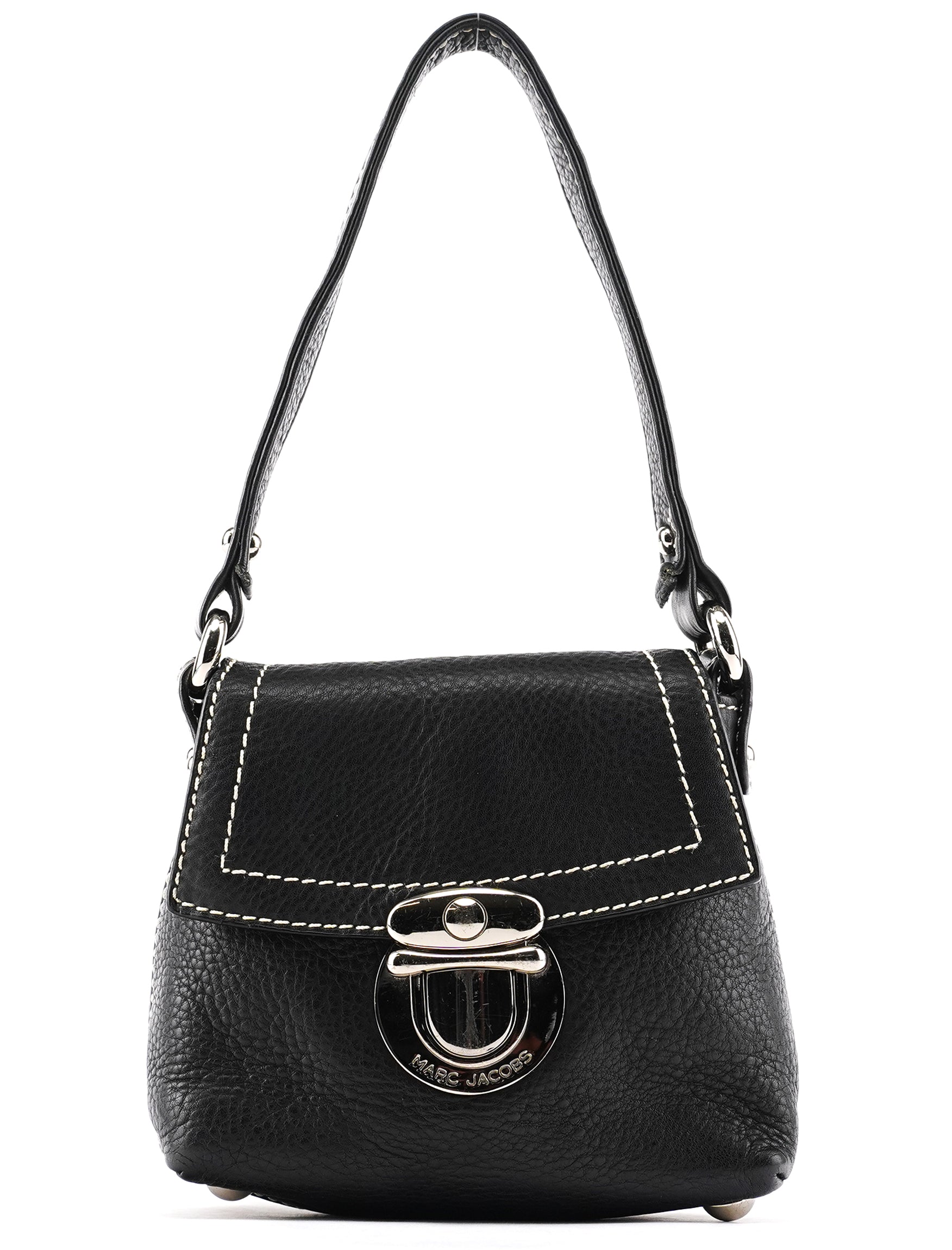 Black Leather Mini Bag
