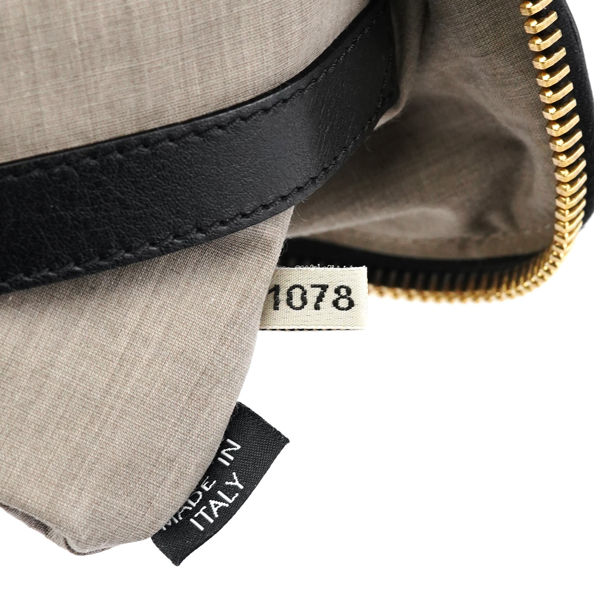Black Leather Venetia Tote Bag