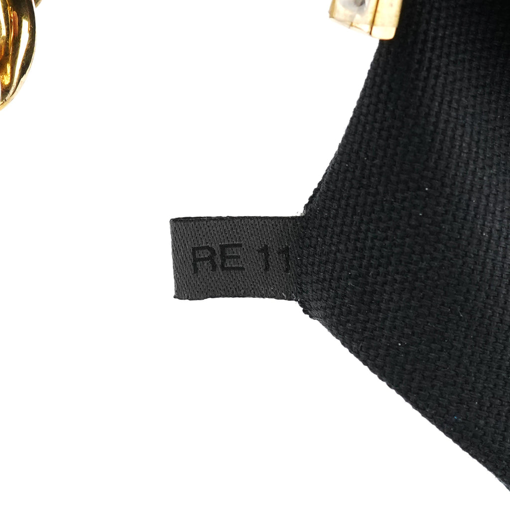 Black Quilted Leather Chain Shoulder Bag