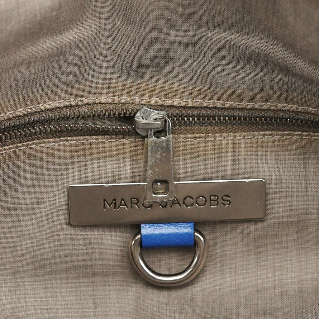 Blue Leather Susan 2-Way Bag