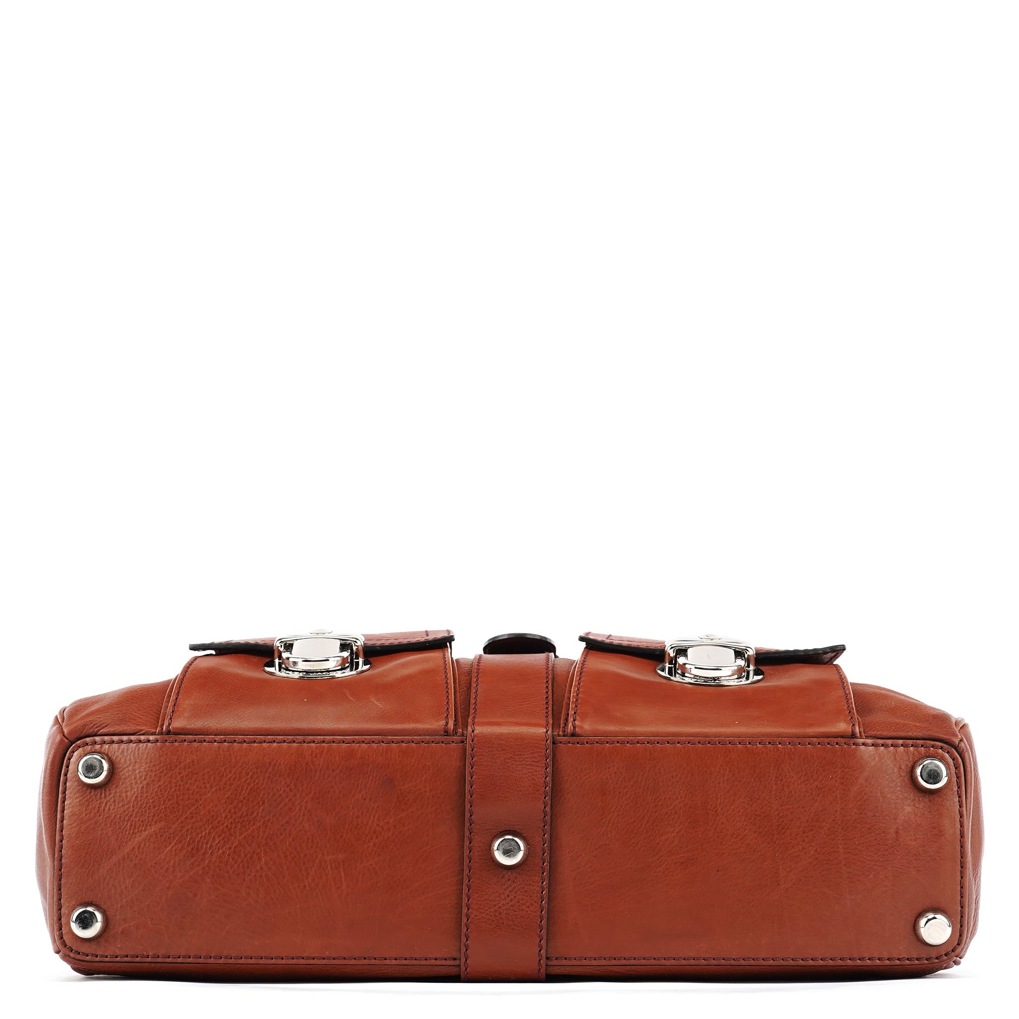 Brown Leather Venetia Tote Bag
