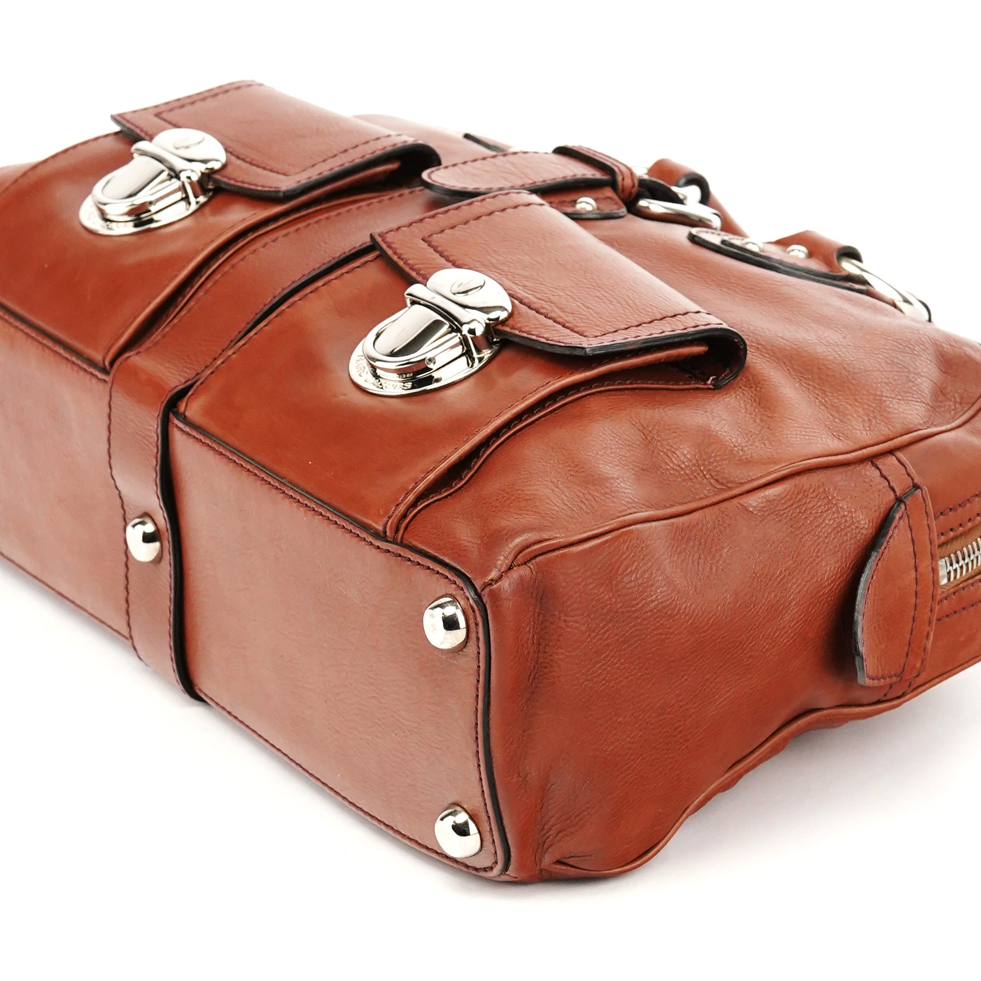 Brown Leather Venetia Tote Bag