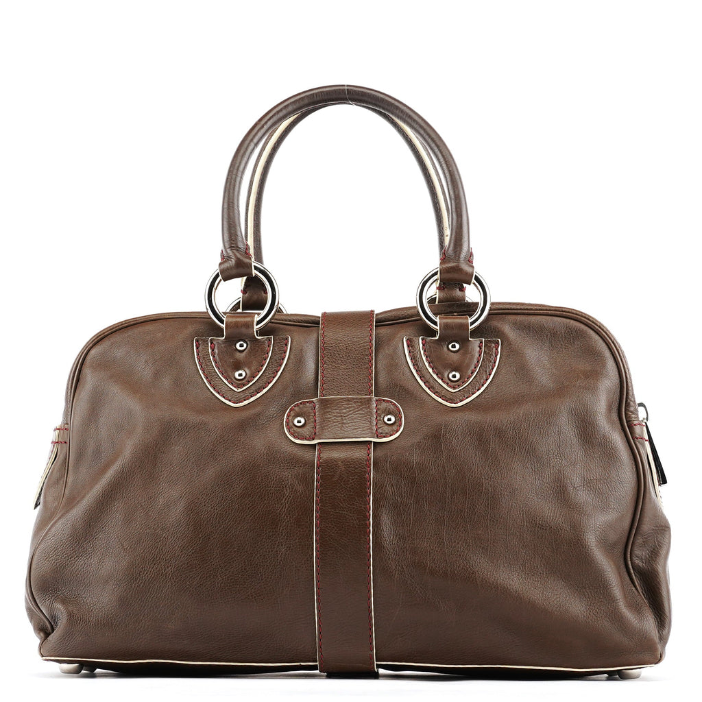 Brown Leather Venetia Tote Bag