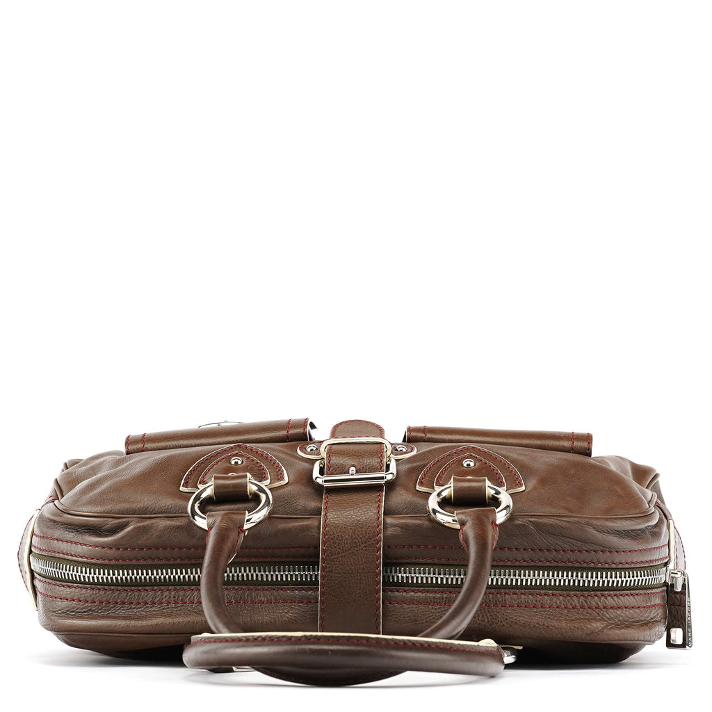 Brown Leather Venetia Tote Bag