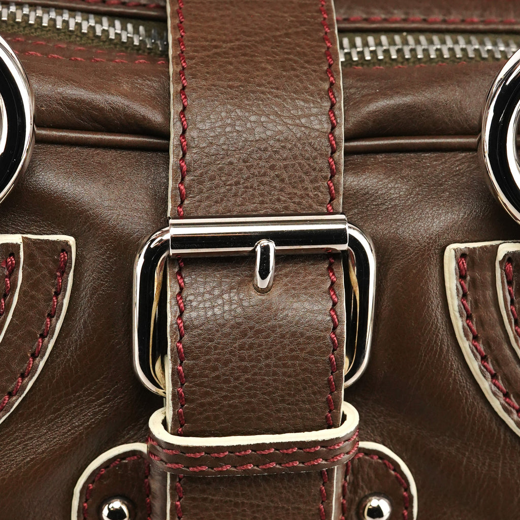 Brown Leather Venetia Tote Bag
