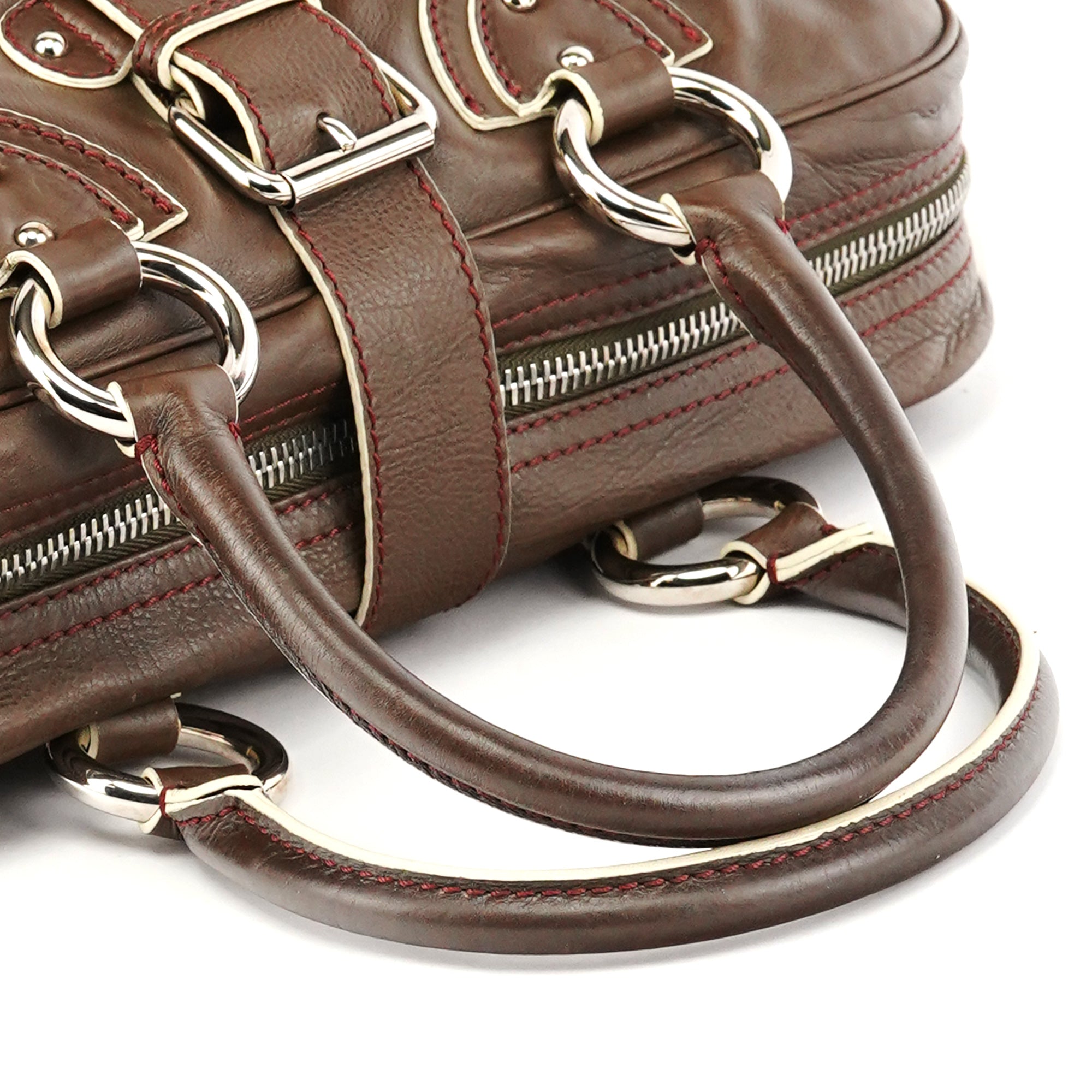 Brown Leather Venetia Tote Bag