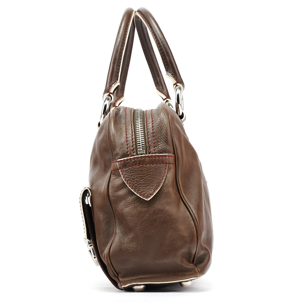 Brown Leather Venetia Tote Bag