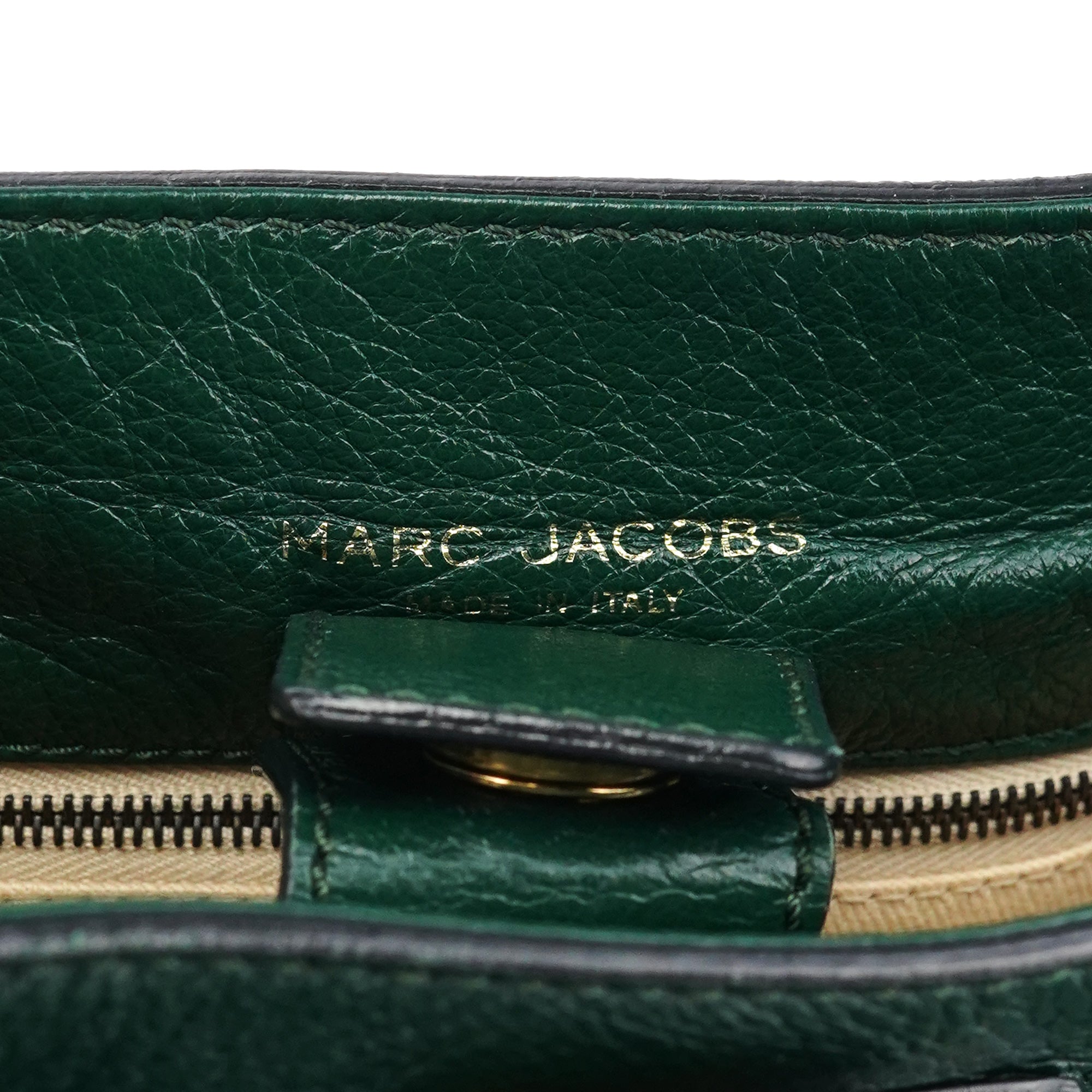Green Quilted Leather Chain Shoulder Bag