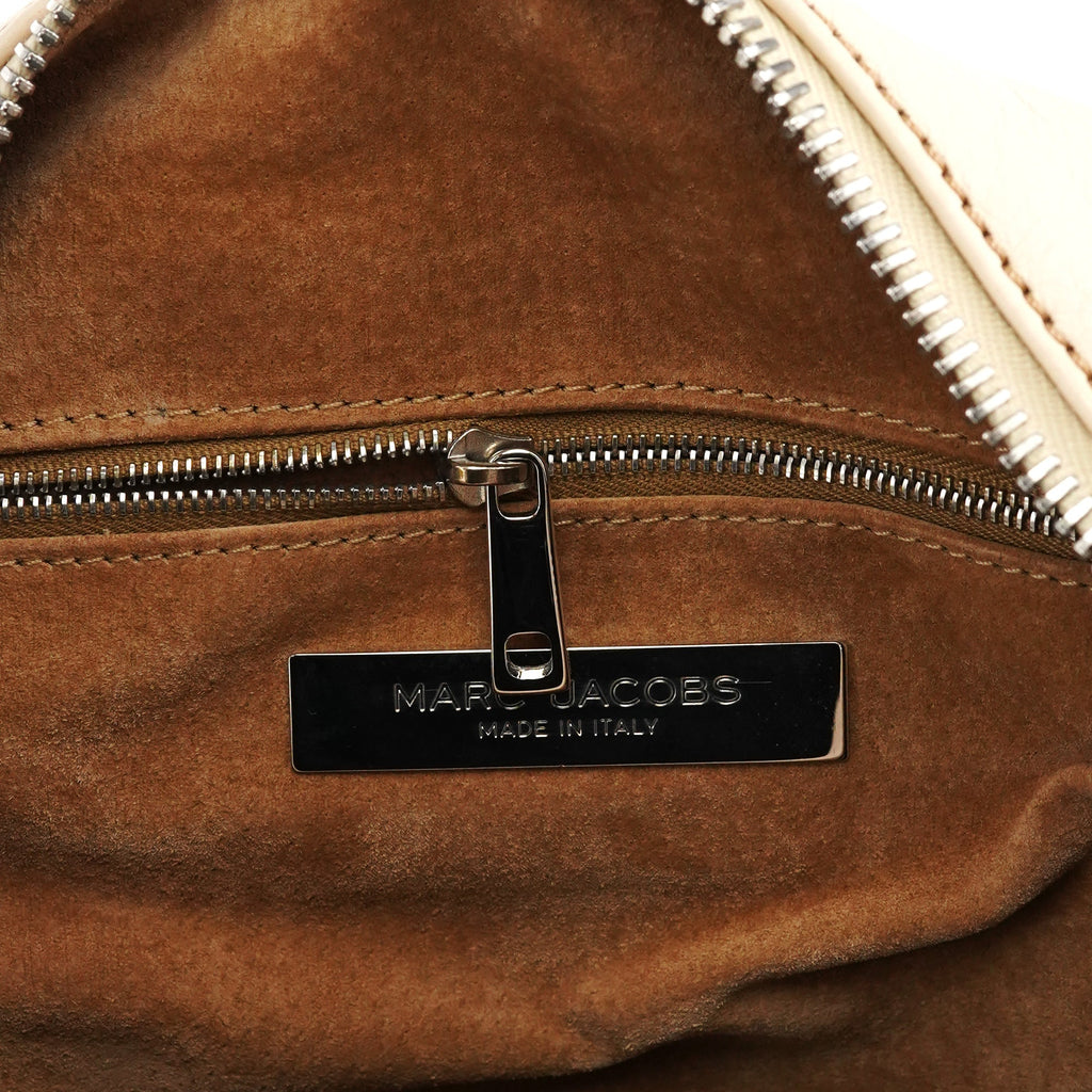 Ivory Leather Blake Multi-Pocket Shoulder Bag