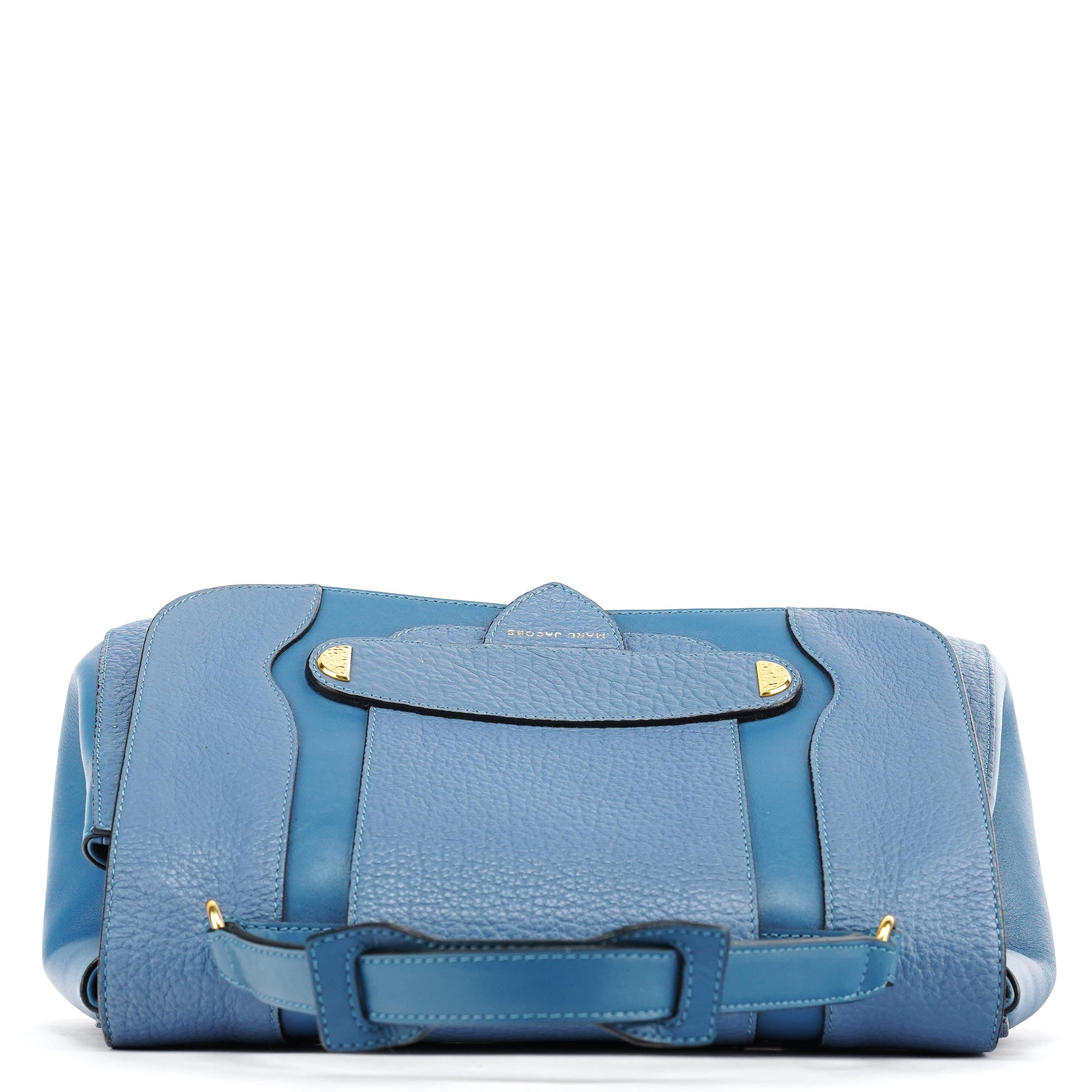 Light Blue Leather 2-Way Bag