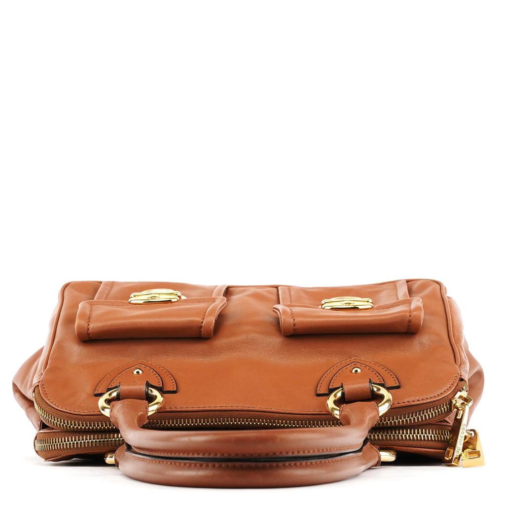 Light Brown Leather Blake Tote Bag