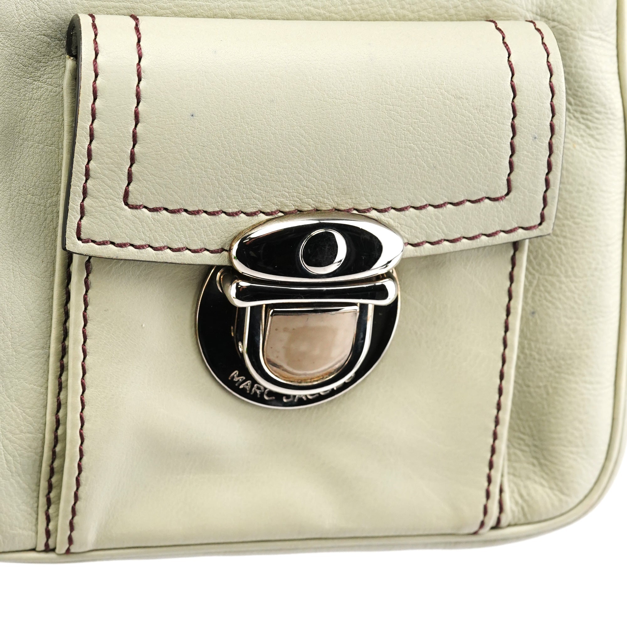 Pale Green Leather Blake Tote Bag