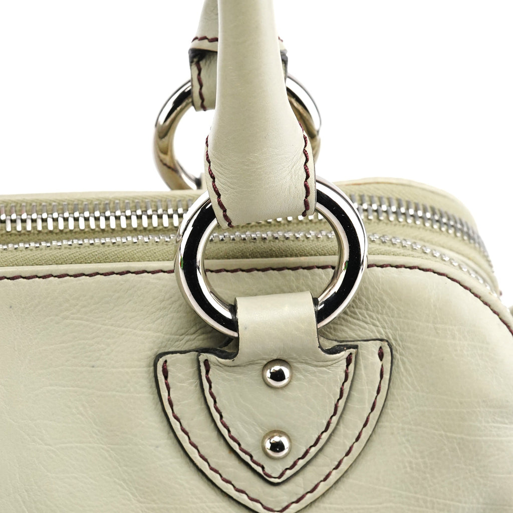 Pale Green Leather Blake Tote Bag