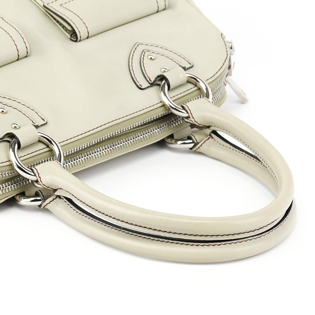 Pale Green Leather Blake Tote Bag
