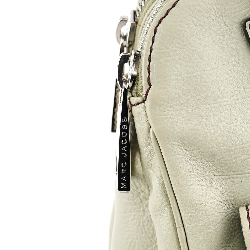 Pale Green Leather Blake Tote Bag