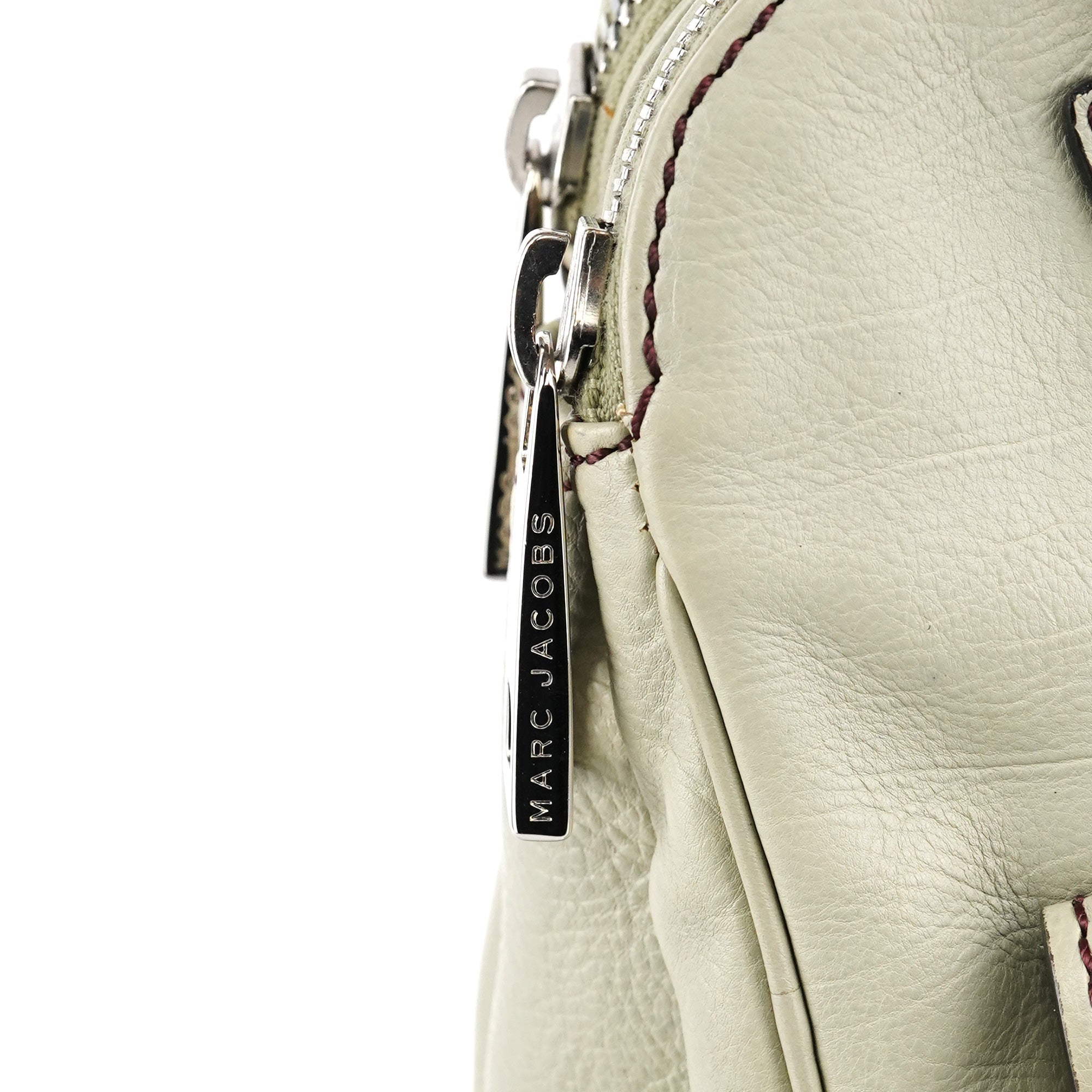 Pale Green Leather Blake Tote Bag