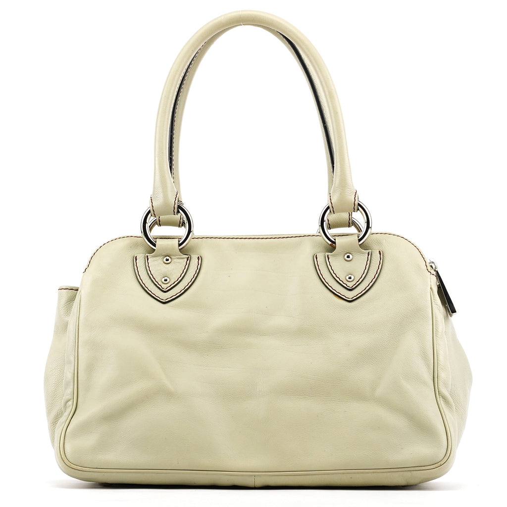 Pale Green Leather Blake Tote Bag