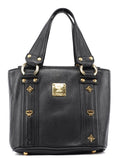 Black Leather Mini Tote