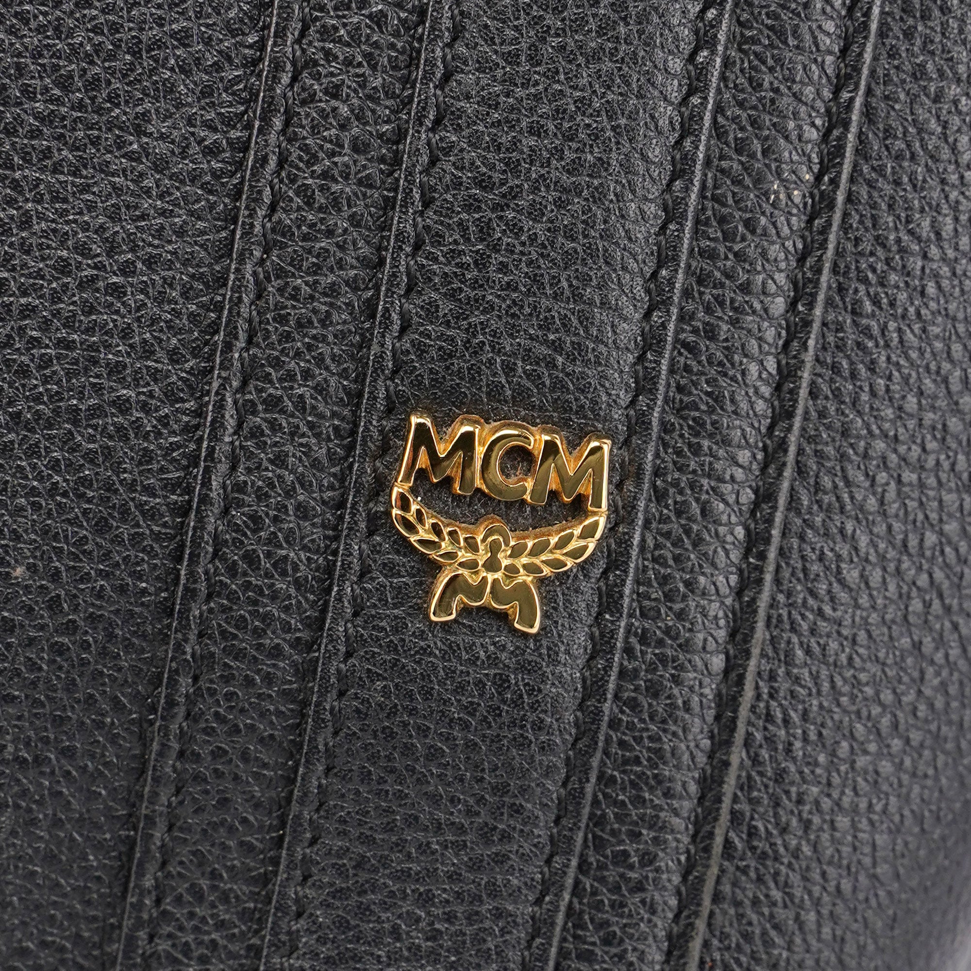 Black Leather Mini Tote