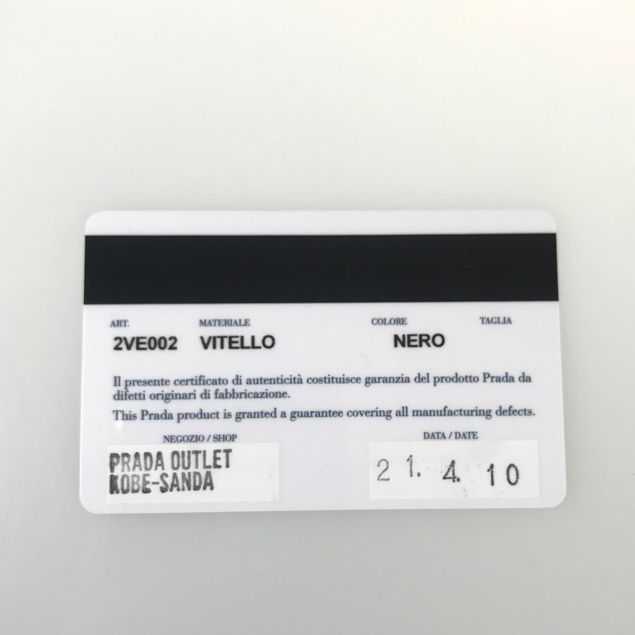 PRADA VITELLO 2VE002 Briefcase