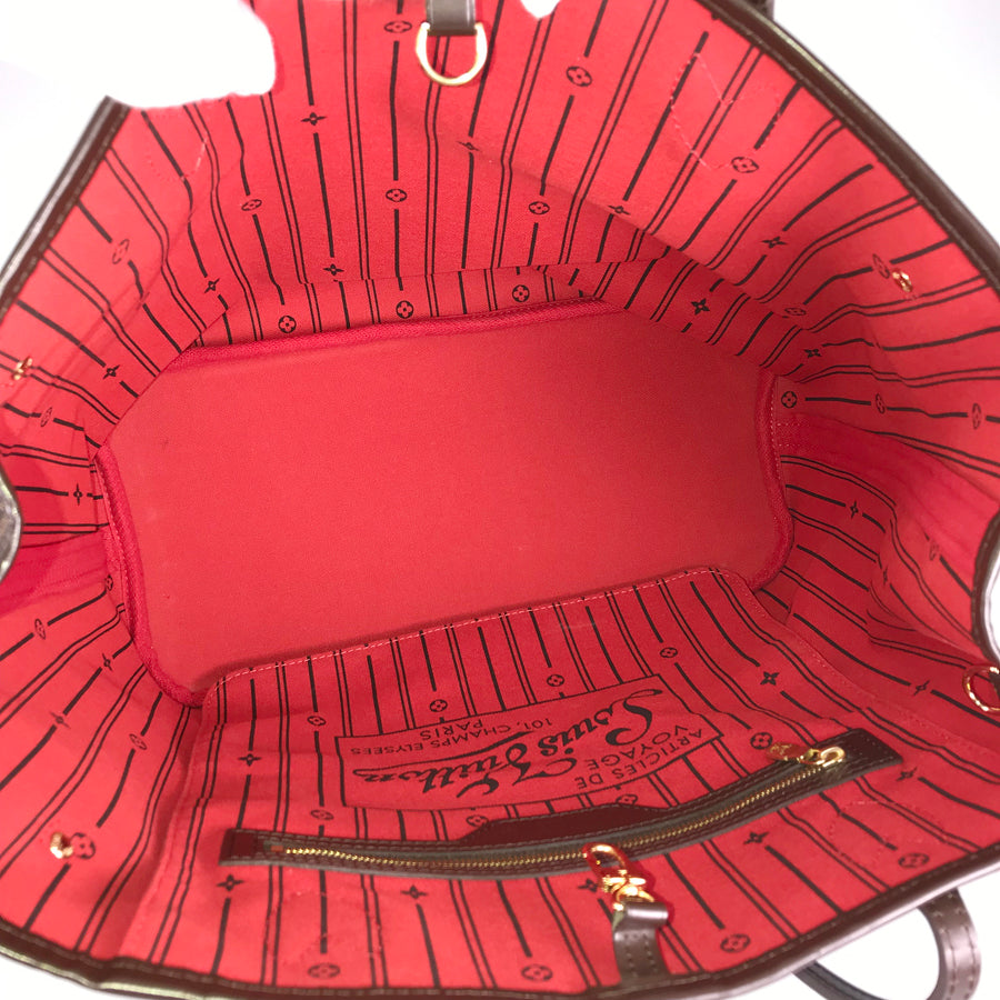 LOUIS VUITTON Damier Neverfull MM N51105 Tote bag