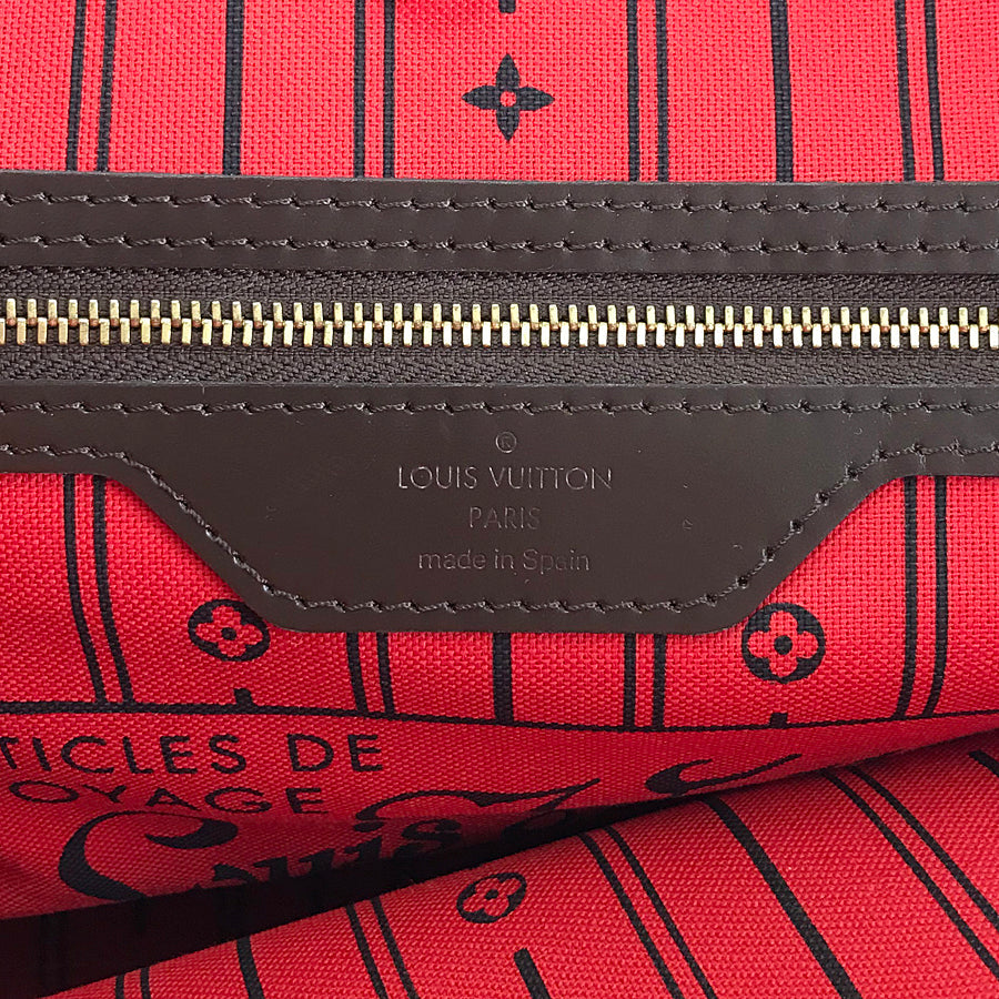 LOUIS VUITTON Damier Neverfull MM N51105 Tote bag