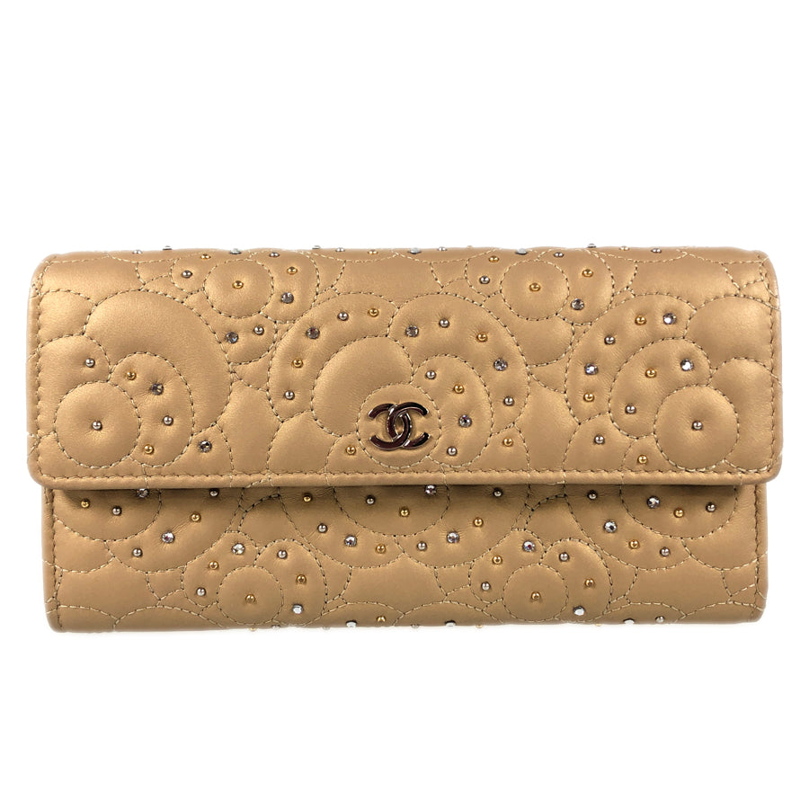 CHANEL New Camellia Long wallet