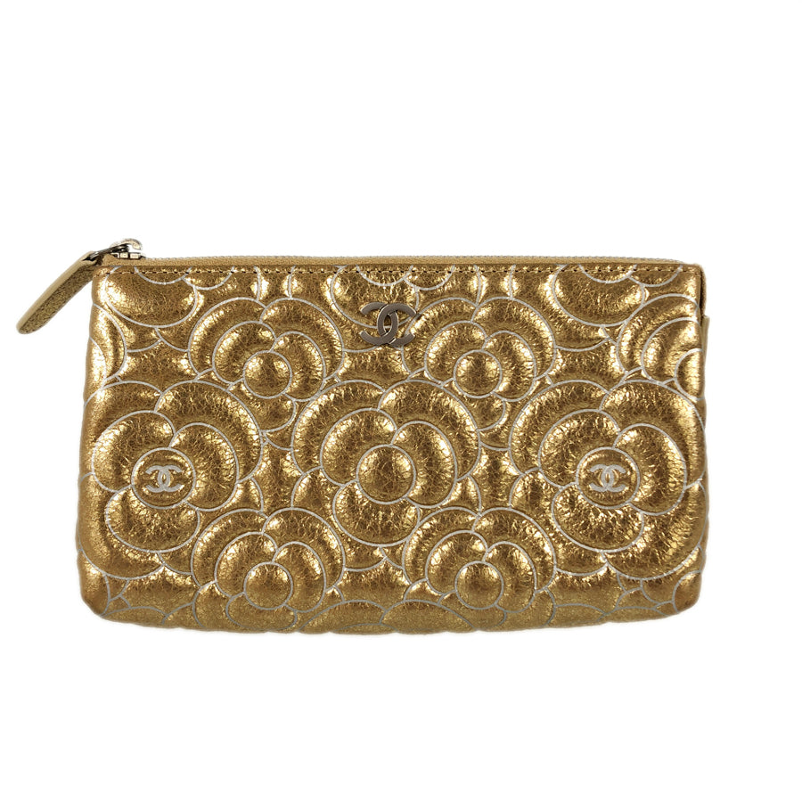 CHANEL Camellia Pouch