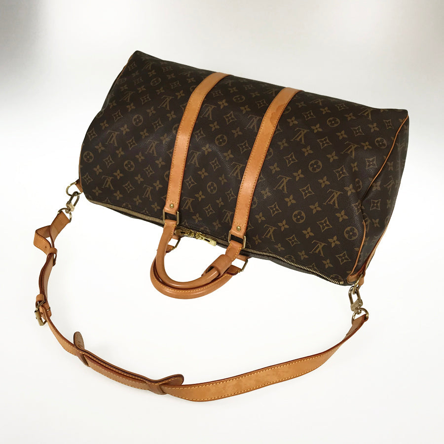 LOUIS VUITTON Monogram Keepall Bandouliere 50 M41416 Boston bag