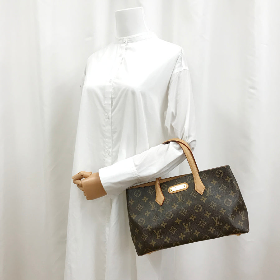 LOUIS VUITTON Monogram Wilshire PM M45643 Hand bag