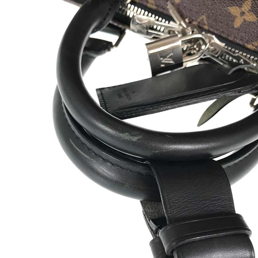 LOUIS VUITTON Monogram Macassar Keepall Bandouliere 55 M56714 Boston bag