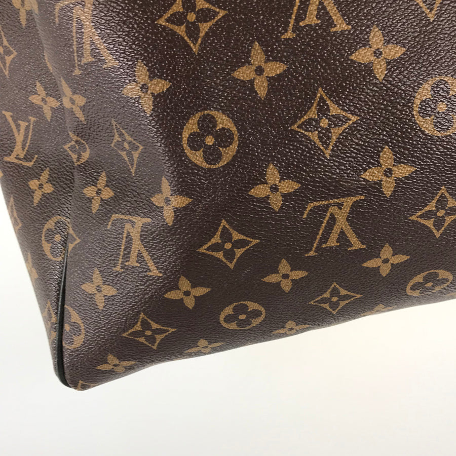 LOUIS VUITTON Monogram Macassar Keepall Bandouliere 55 M56714 Boston bag